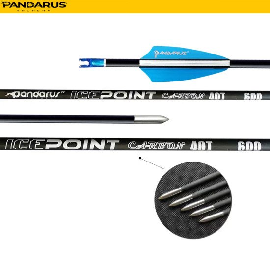 PANDARUS ARCHERY ICE POINT ARROWS 3.2MM 12PCs