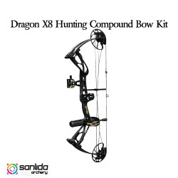 Sanlida Archery Dragon X8 60lbs Black Basic Kit Sanlida Archery Dragon X8 60lbs Black Basic Kit