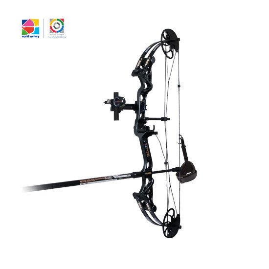Sanlida Archery Hero X8 Beginner Target Compound Bow Basic Kit Black