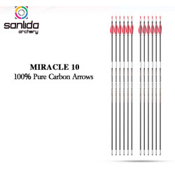 Sanlida Archery Miracle X10 Target Recurve Carbon Arrows 12pcs