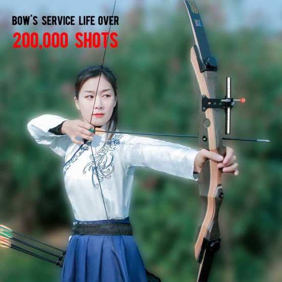 Sanlida Archery Noble 48" 54" Standard Beginner & Intermediate Recurve Bow Kit