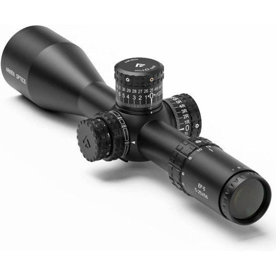Arken Optics EP5 5-25X56 Rifle Scope FFP VPR MOA Illuminated Reticle with Zero Stop 34mm Tube Arken Optics EP5 5-25X56 Rifle Scope FFP VPR MOA Illuminated Reticle with Zero Stop 34mm Tube