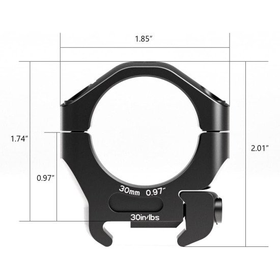 Arken Optics Halo Scope Rings Precision 30mm Picatinny Riflescope Mounts Arken Optics Halo Scope Rings Precision 30mm Picatinny Riflescope Mounts