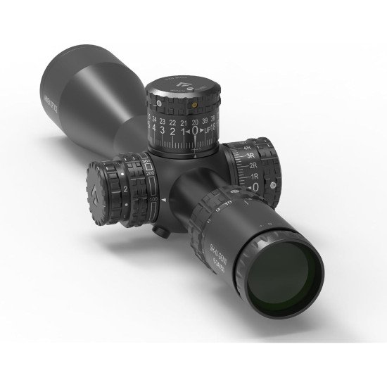 Arken Optics SH-4J 6-24X50 Rifle Scope FFP Illuminated Reticle with Zero Stop 34mm Tube