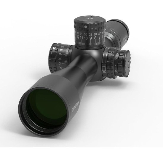 Arken Optics SH-4J 6-24X50 Rifle Scope FFP Illuminated Reticle with Zero Stop 34mm Tube