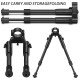 Clamp on Bipod for Rifles and Airguns 12-16 inch Tactics Barrel Bipod Adjustable Height Clamp on Bipod for Rifles and Airguns 12-16 inch Tactics Barrel Bipod Adjustable Height