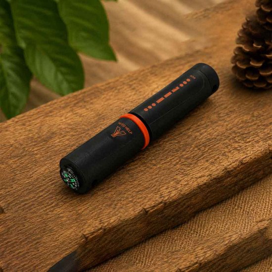 Survival Fire Starter Flint with Compass for Starting a Fire in Emergency Situations Survival Fire Starter Flint with Compass for Starting a Fire in Emergency Situations