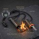 Survival Fire Starter Flint with Compass for Starting a Fire in Emergency Situations Survival Fire Starter Flint with Compass for Starting a Fire in Emergency Situations
