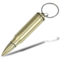 Bullet Shape Fire Starter Lighter - Camping Survival Gear Key Ring