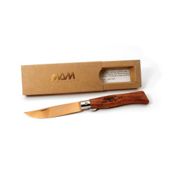 MAM HUNTING POCKET KNIFE WITH BRONZE TITANIUM BLADE MAM HUNTING POCKET KNIFE WITH BRONZE TITANIUM BLADE