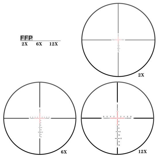 Discovery Optics HD 2-12X24 SFIR FFP Scope
