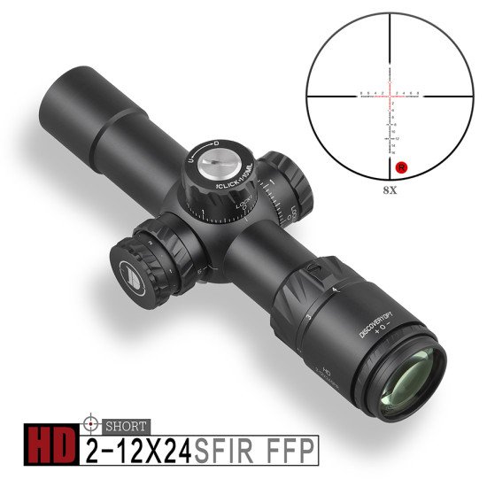 Discovery Optics HD 2-12X24 SFIR FFP Scope