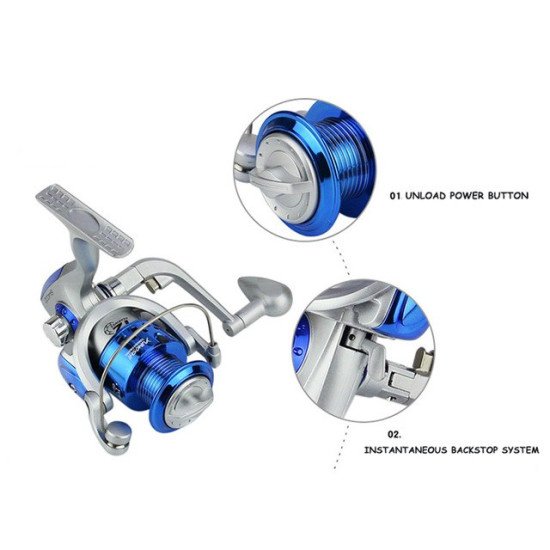Yumoshi SA4000 Fishing Spinning Reel Yumoshi SA4000 Fishing Spinning Reel