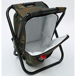 Outdoor Foldable Stool with Hot and Cool Bag