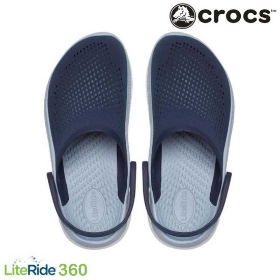 Crocs LiteRide 360 Clogs Navy Blue / Grey Blue Crocs LiteRide 360 Clogs Navy Blue / Grey Blue