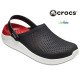 Crocs LiteRide Clogs Black and Red