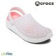 Crocs LiteRide Clogs Pearl White and Pink Crocs LiteRide Clogs Pearl White and Pink