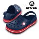 Crocs Shoes Navy Blue with Red Clogs Unisex Crocs Shoes Navy Blue with Red Clogs Unisex