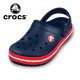 Crocs Shoes Navy Blue with Red Clogs Unisex Crocs Shoes Navy Blue with Red Clogs Unisex