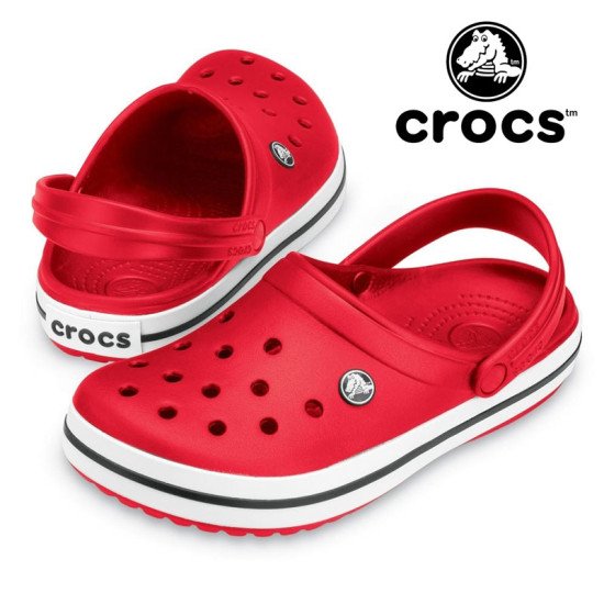 Crocs Shoes Red Clogs Unisex Crocs Shoes Red Clogs Unisex