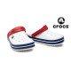 Crocs Shoes White and Blue Clogs Unisex
