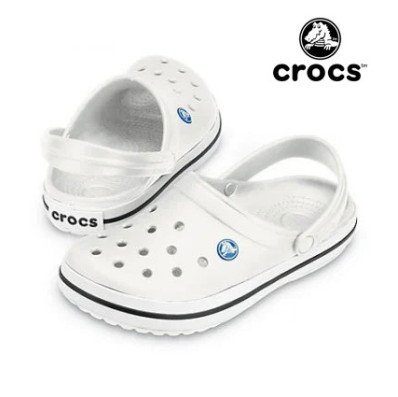 Crocs Shoes White Clogs Unisex
