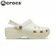 Women's Crocs Classic Platform Clog Roomy Fit Bone Women's Crocs Classic Platform Clog Roomy Fit Bone