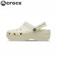 Women's Crocs Classic Platform Clog Roomy Fit Bone Women's Crocs Classic Platform Clog Roomy Fit Bone