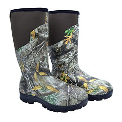 Habit Outdoor Realtree Men’s 800gram Insulated 15" Waterproof Rubber Boots