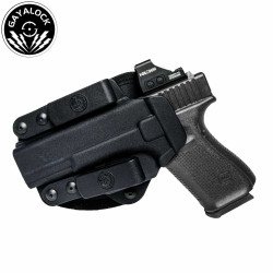 G19 -Double Clip Sweatproof IWB Kydex Holster Fits Glock 19/19X/23/26/27/32/44/45