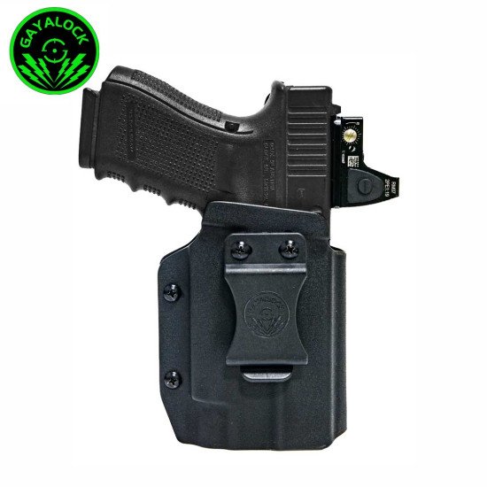 Gayalock IWB Kydex Holster Fits Glock 19/23/32/44/45 With Olight Baldr Mini Gunlight Gayalock IWB Kydex Holster Fits Glock 19/23/32/44/45 With Olight Baldr Mini Gunlight