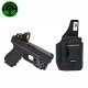 Gayalock IWB Kydex Holster Fits Glock 19/23/32/44/45 With Olight Baldr Mini Gunlight Gayalock IWB Kydex Holster Fits Glock 19/23/32/44/45 With Olight Baldr Mini Gunlight