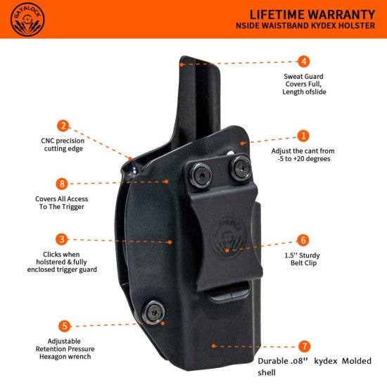GAYALOCK Kydex IWB HOLSTER Fits Taurus G2/G2C/G2S/G3C/G3S GAYALOCK Kydex IWB HOLSTER Fits Taurus G2/G2C/G2S/G3C/G3S