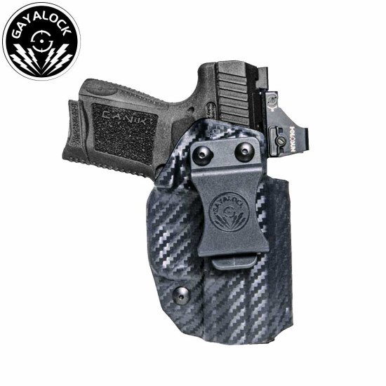 IWB Kydex Holster Fits CANIK TP9E Carbon Black IWB Kydex Holster Fits CANIK TP9E Carbon Black