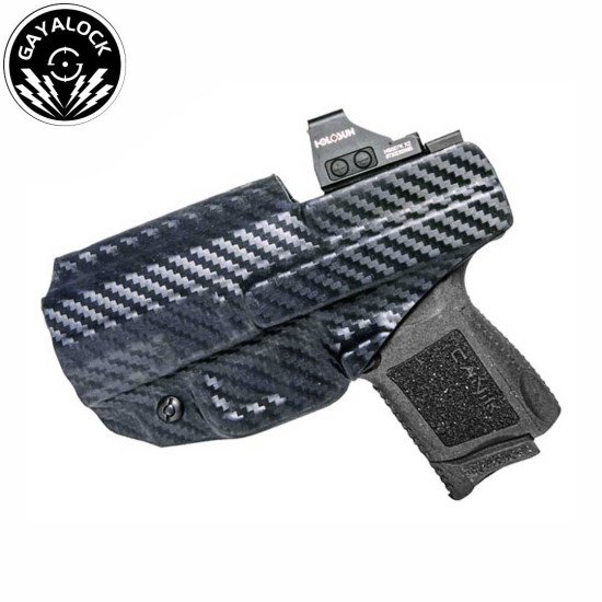 IWB Kydex Holster Fits CANIK TP9E Carbon Black IWB Kydex Holster Fits CANIK TP9E Carbon Black