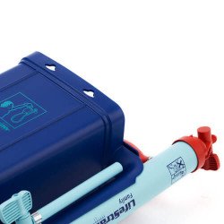LifeStraw Family Portable Gravity Powered Water Purifier for Emergency Preparedness and Camping