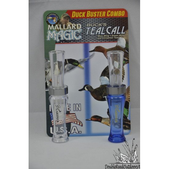 Buck Gardner Duck Buster Combo Magic Mallard and Buck Teal Call Buck Gardner Duck Buster Combo Magic Mallard and Buck Teal Call