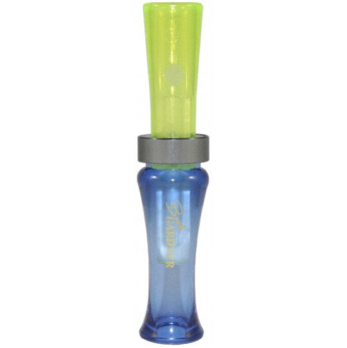 Buck Gardner Mallard Magic Double Reed Duck Call-Fluor Green and Blue