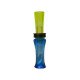 Buck Gardner Mallard Magic Double Reed Duck Call-Fluor Green and Blue