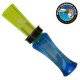 Buck Gardner Mallard Magic Double Reed Duck Call-Fluor Green and Blue