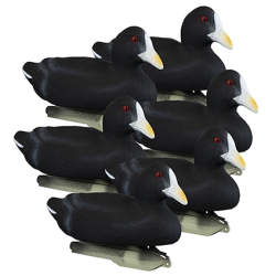 Higdon Foam Filled Coot Decoys 6 Pc
