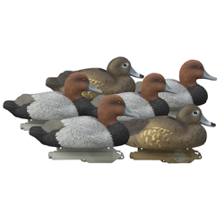 Higdon Foam Filled Red Head Duck Decoys 6 Pc