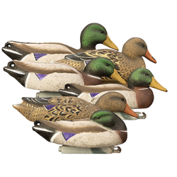 Higdon Full Size Mallard Foam Filled Duck Decoys 6 Pc