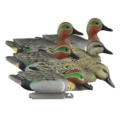 Higdon Green Wing Teal Duck Decoys 6 Pc.