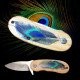 Jeep Peacock Feather Folding Tactical Hunting Pocket Knife Jeep Peacock Feather Folding Tactical Hunting Pocket Knife