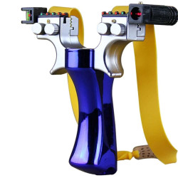 Double Spiral Four Color Fast Compression Slingshot