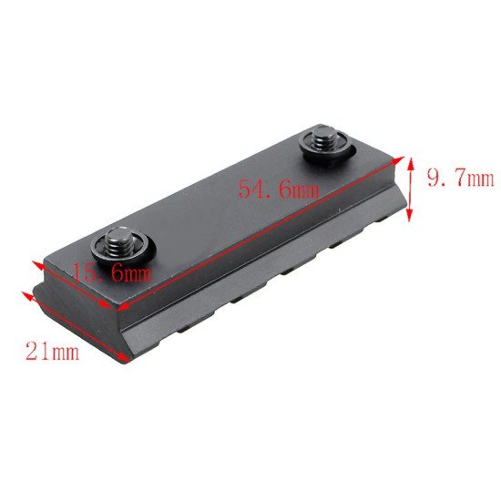 5 Slot Aluminum Keymod Rail 