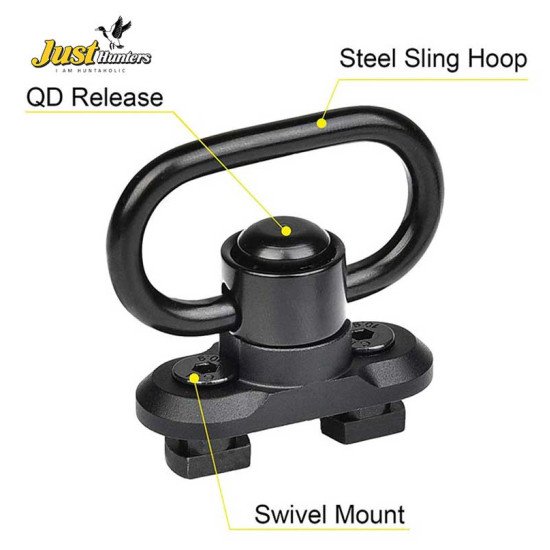 Quick Detach Release QD Sling Swivel Scope M-Lok Sling Mount Quick Detach Release QD Sling Swivel Scope M-Lok Sling Mount