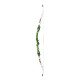 Miracle 10 Olympic ILF Recurve Bow Kit for Competition Target Shooting Green 