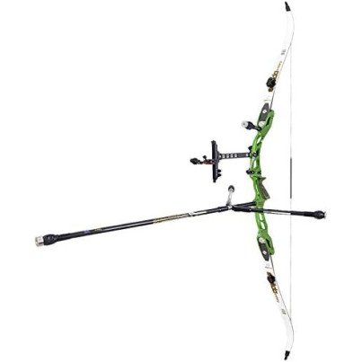 Miracle 10 Olympic ILF Recurve Bow Kit for Competition Target Shooting Green 